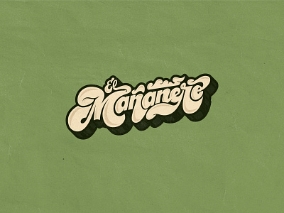 El Mañanero - Lettering Logo brand branding cloud lettering logo morning smoke