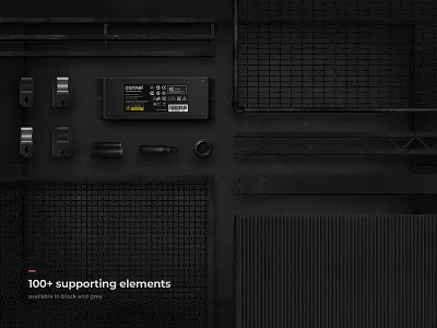 Neon Sign Kit Supporting Elements asl box effect font glow kit light neon otf psd sign style tool toolbox toolkit tube