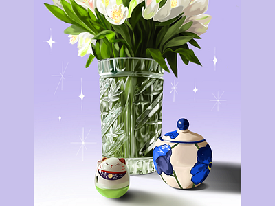 Still Life Study 3d character design color concept art digital art illustration visual development