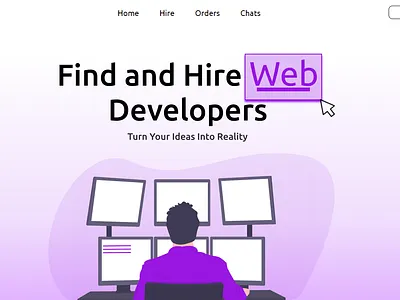weedo freelance website graphic design landing page logo ui