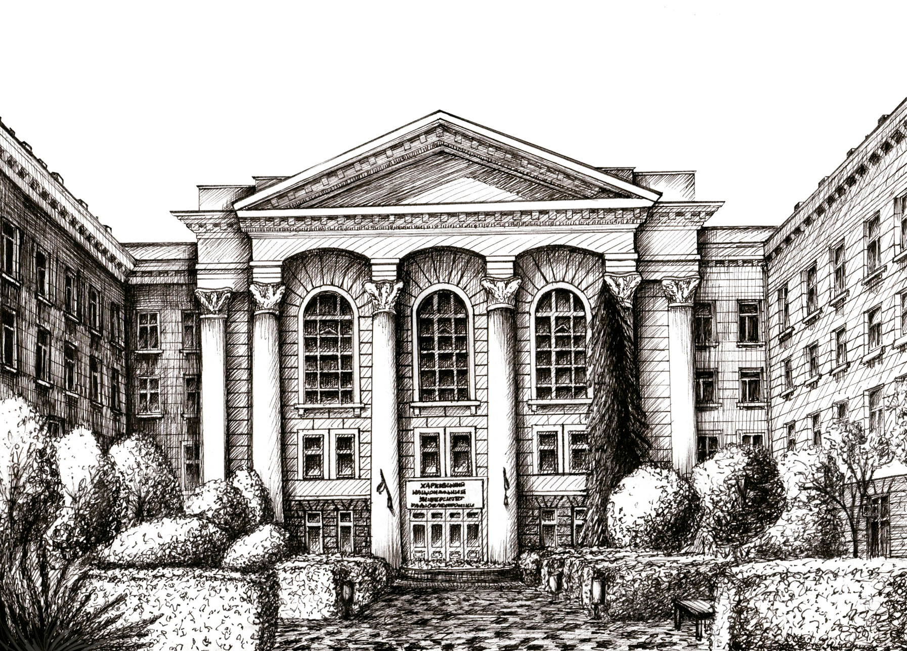Example of Detailed Line Illustration