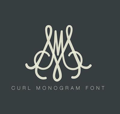 Oopsie Daisy Curl Monogram Desktop and Web Font OTF TTF branding business card business logo canva cricut desktop font illustrator indesign interlocking font logo otf photoshop silhouette stationery ttf vine monogram font web font wedding monogram