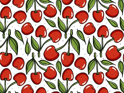 Organic fruit pattern for juice packing adorable background clipart cute graphic illustration pattern