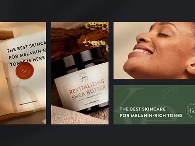 Ke Therapy; Visual Identity, Packaging and Website graphic design local brand logo