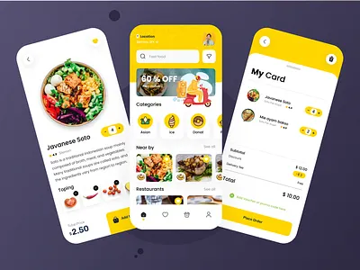 Food App animation app food foodapp ui