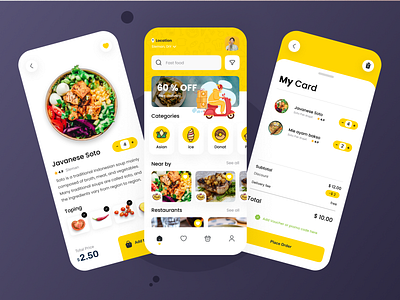 Food App animation app food foodapp ui