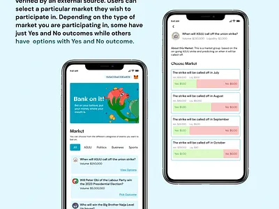 Prediction Market Screen