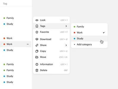 File setting app design typography ui ux