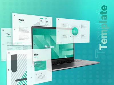 Presentation Template art behance case study des design figma graphic design presentation presentation template template ui
