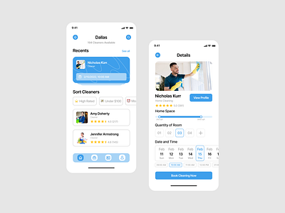 The Pristine Project 3d animation app apple branding clean cleaning design graphic design housekeeping illustration light mode logo typography ui ux vector web