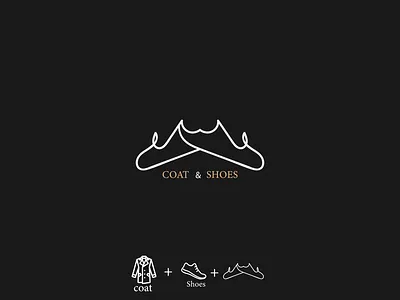 Coat & Shoes Creative Logo Design branding coat creative graphic graphic design graphic designer logo logo brandidentity logo design rifat shoes typography
