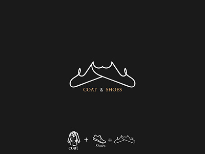 Coat & Shoes Creative Logo Design branding coat creative graphic graphic design graphic designer logo logo brandidentity logo design rifat shoes typography