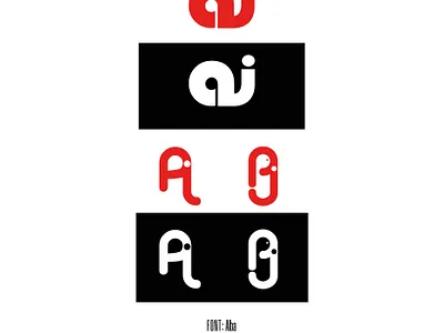 AJ graphic design logo