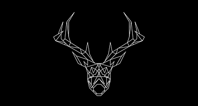 Deer Poly branding deer design digital illustration flat france graphic design illustration logo lowpoly poly ui vector