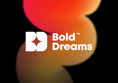 Bold Dreams™ Logo Design bd bold branding dream lettermark logo logodesign monogram star vector visual identity warm