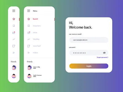 admin panel app branding graphic design illustration logo typography
