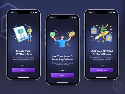 RareBlock NFT Marketplace app blockchain crypto crypto currency design marketplace nft nft marketplace