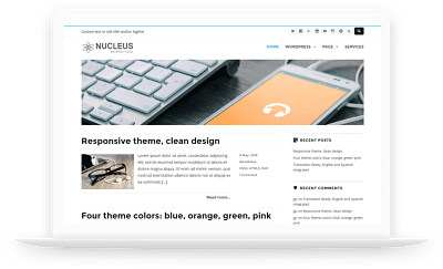 Nucleus-Free WordPress Theme wordpress