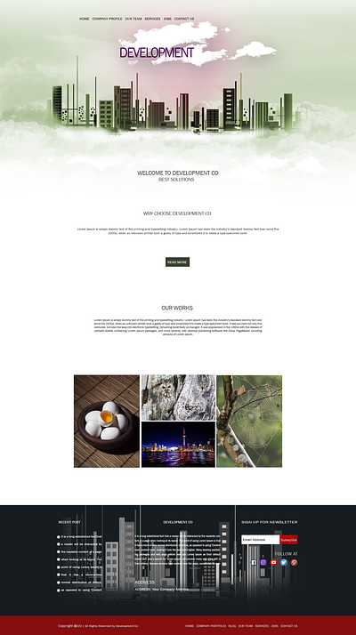 Housing Website PSD Design adobe design graphic design housing housing website design illustration photoshop psd psd design ui user experience user interface ux website website design