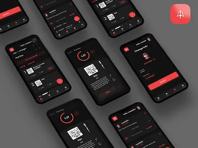 Fitterload - Gym Log App app app build app logo appdesign appdeveloper graphic design gym app minimal app modern app portfolio ui uiux