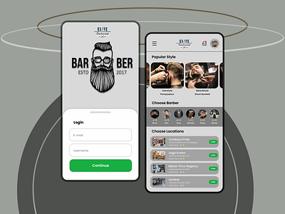 Elite Barber 3d animation branding client design graphic design logo motion graphics ui