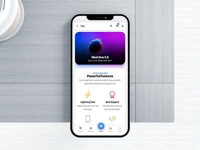 Duo Mobile | Multipurpose Mobile Kit & PW Template android app colorful shadows colors daily ui dark mode dark neon design ios iphone mobile neon neon images neon shadows neon ui sidebar slider ui ui design ui ux