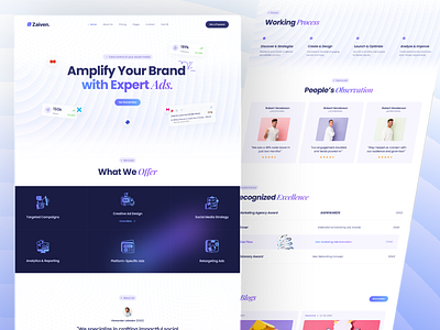 Zaivens - Social Media Ads Agency Website advertisingwebsitetemplate agencywebsitedesign customizabletemplates figma design landingpage minimal design nocode development responsive design template design uiux design user experience web devolopment webflow webflow template website website design website designer website template website theme