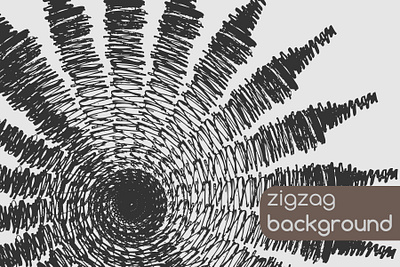 zigzag round wavey mandala line wavy line