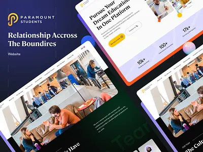 Website Design | Paramount Students animation edtech edtech web responsive user interface web design website website design