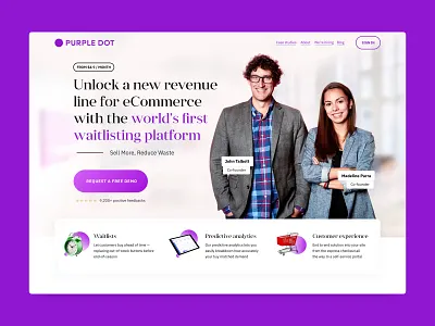 Landing page concept design landing minimal ui ux web website