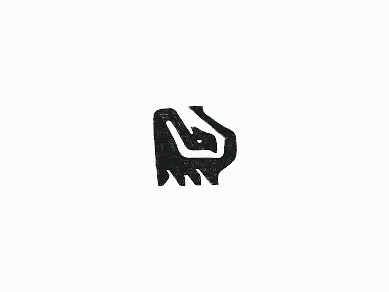 Creature no.13 logomark design sketching by anhdodes 3d animal animal logo animation branding design graphic design illustration logo logo design logo designer logodesign minimalist logo minimalist logo design monogram logo motion graphics ui