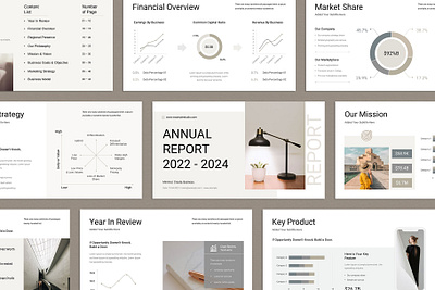Annual Report PowerPoint Presentation Template annual branding design powerpoint presentation template