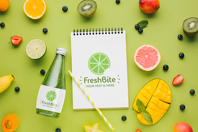Fresh Bite Logo Project by Graphio brand design branding design fresh bite fresh bite logo fresh logo graphic graphic design graphio illustration juice logo logo logo design minimal minimalist logo ui