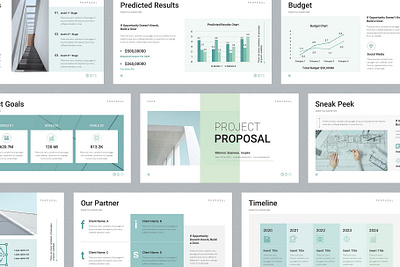 Project Proposal PowerPoint Presentation branding design graphic design powerpoint presentation template