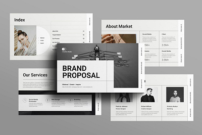 Brand Proposal PowerPoint Presentation branding design graphic design powerpoint presentation template