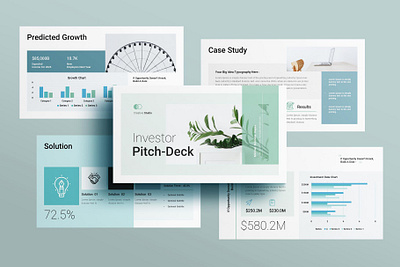 Investor Pitch Deck PowerPoint Presentation annual branding design graphic design powerpoint presentation template