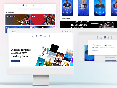 NFT Marketplace Website Design ethereum marketplace nft polygon ui ux web design