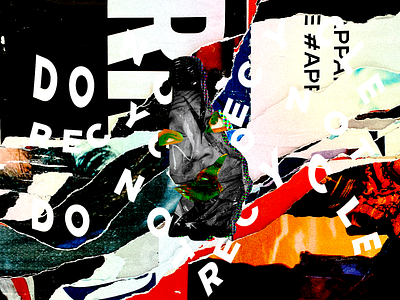 Do Not Recycle abstract design digital art digitalart photoshop style typography art