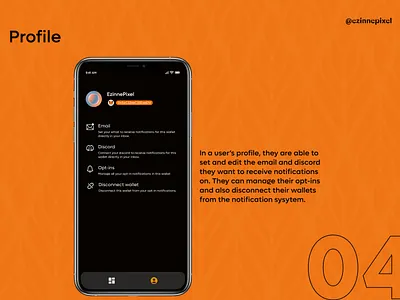 Opt-in Notifications for dApps blockchain design ui ui design visual design