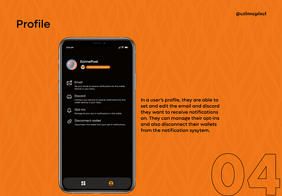Opt-in Notifications for dApps blockchain design ui ui design visual design
