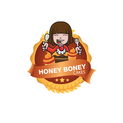 Cake logo branding design graphic design illustration illustrator logo mascot character vector