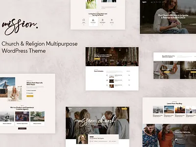 Mission - Church & Religion Multipurpose WordPress Theme blog design illustration logo web design webdesign wordpress wordpress design wordpress theme wordpress themes