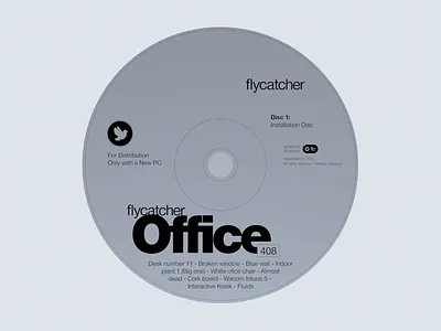 flycatcher merch album cover branding cd cover art design flycatcher graphic design merch music