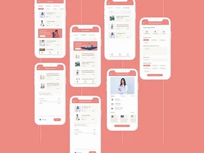 App for pet services figma ui