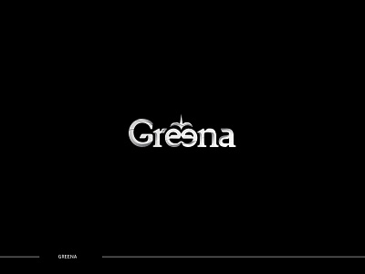 Greena typography logo branding calligraphy fonts graphic design green illustration logo logo design typography