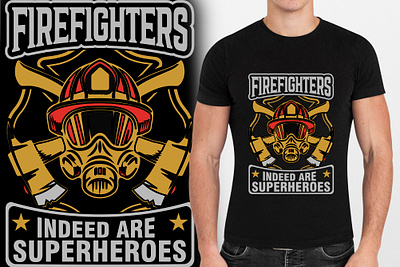 Firefighter T-Shirt Design insignia