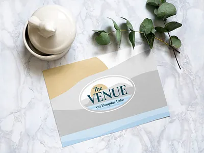 The Venue on Douglas Lake - Logo branding graphic design logo vector