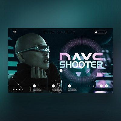 Days Shooter Web Ui Design Concept design graphic design meta metaverse nft nft art photography ui ui design ux ux design web design