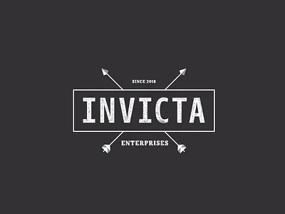 Invicta Enterprises - Logo branding design graphic design logo typography vector