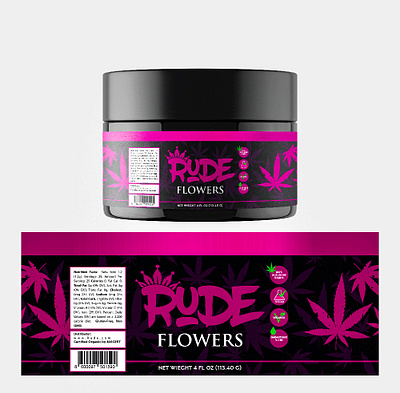 🌿 Rude Flowers – CBD Cannabis Cream | Premium Skincare 💚✨ 3dmockup adobeillustrator adobephotoshop botanicalbeauty cannabiswellness cbdcream cbdskincare ecofriendlypackaging graphic design graphicdesign luxurypackaging mattefinish minimalistdesign naturalskincare organicbeauty premiumbranding productpackaging recyclablematerials wellnessdesign